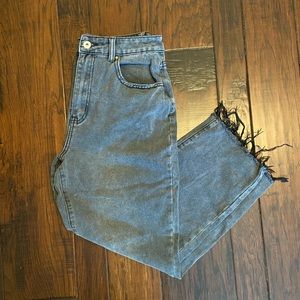 Black cotton on jeans